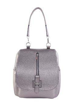 Rucsac Dama Guard 437, piele ecologica, gri Rucsac Dama Guard 437, piele ecologica, gri