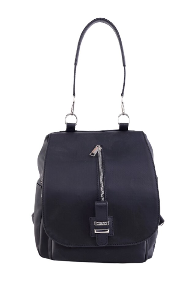 Rucsac Dama Guard 437, piele ecologica, negru