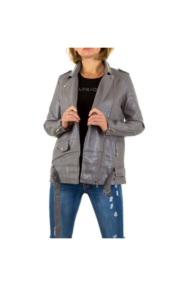 Jacheta Noemi P577 culoare gri, Gri