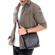 Geanta neagra messenger barbati CAVALDI Fabian