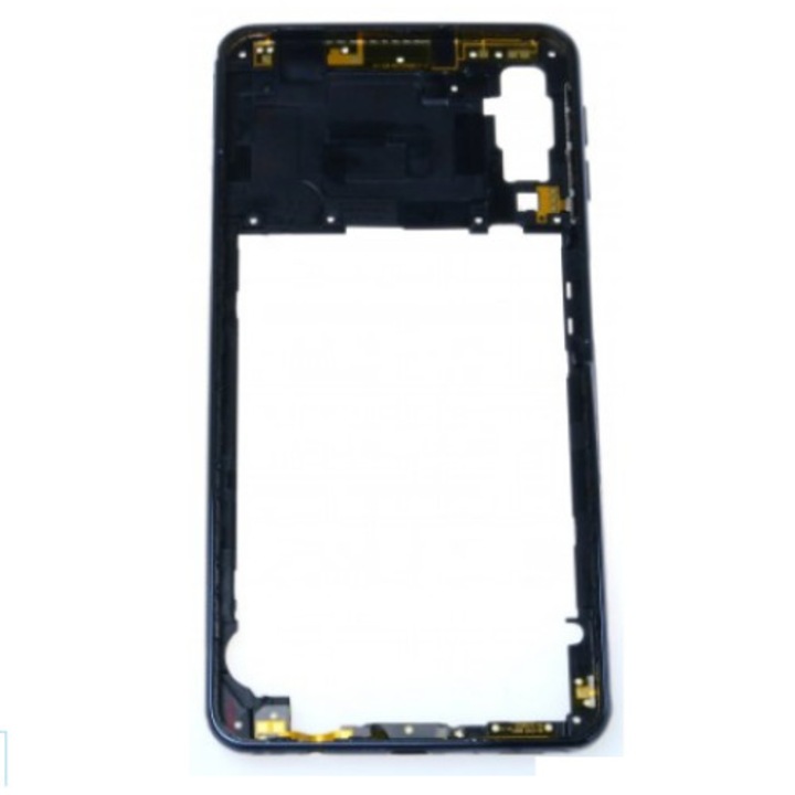 Samsung A750 Galaxy A7 2018 középső keret fekete