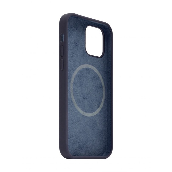 FIXED MagFlow Hátlap with Magsafe support Apple iPhone 12 Pro Max, Kék, 173288, Mobiltelefon tok
