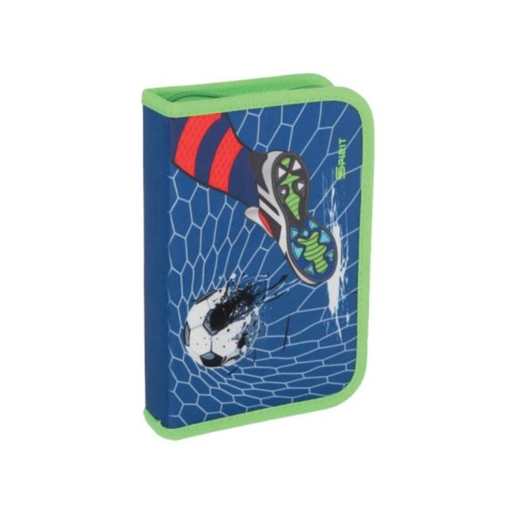 Spirit 4080999 Spirit: Focis kék-zöld kihajtható töltött tolltartó 50 db-os Többszínű