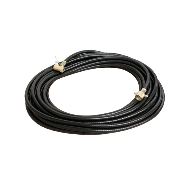 Furtun pneumatic pentru compresor cu conector si mufa de umflat roti, lungime 12m, destinat camioanelor si autoutilitarelor