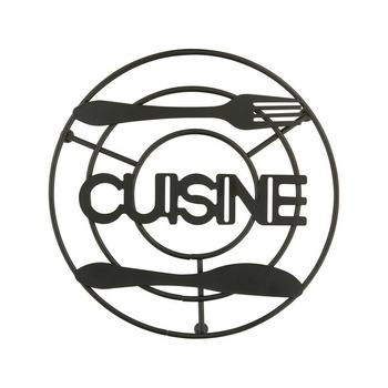 Suport pentru oale fierbinti , metal, Ø20cm, h-1,5cm, negru Suport pentru oale fierbinti , metal, Ø20cm, h-1,5cm, negru