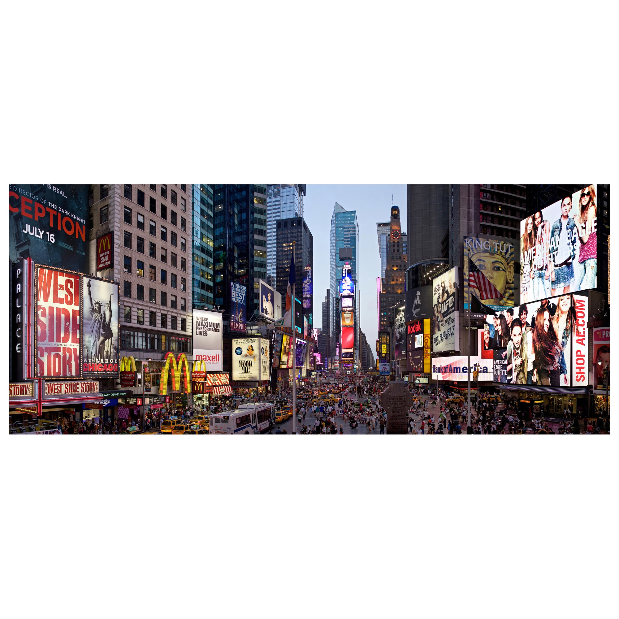 Fototapet Autoadeziv Manhattan, Times Square - YBL-028, 100 x 240 cm