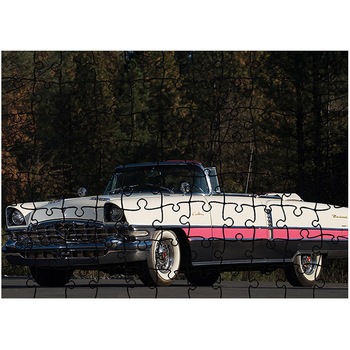Puzzle Heartwork 96 piese, Packard Caribbean Convertible 1956, Latime 40,5 cm x Inaltime 28,7 cm Puzzle Heartwork 96 piese, Packard Caribbean Convertible 1956, Latime 40,5 cm x Inaltime 28,7 cm