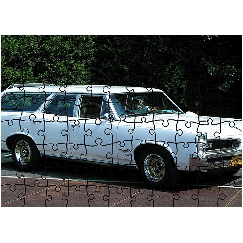 Puzzle Heartwork 96 piese, Pontiac GTO Safari 1966, Latime 40,5 cm x Inaltime 28,7 cm