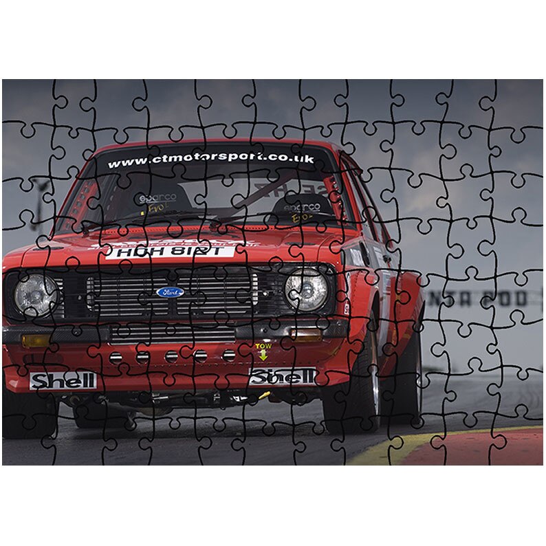 Puzzle Heartwork 96 piese, Ford Rally, Latime 40,5 cm x Inaltime 28,5 cm