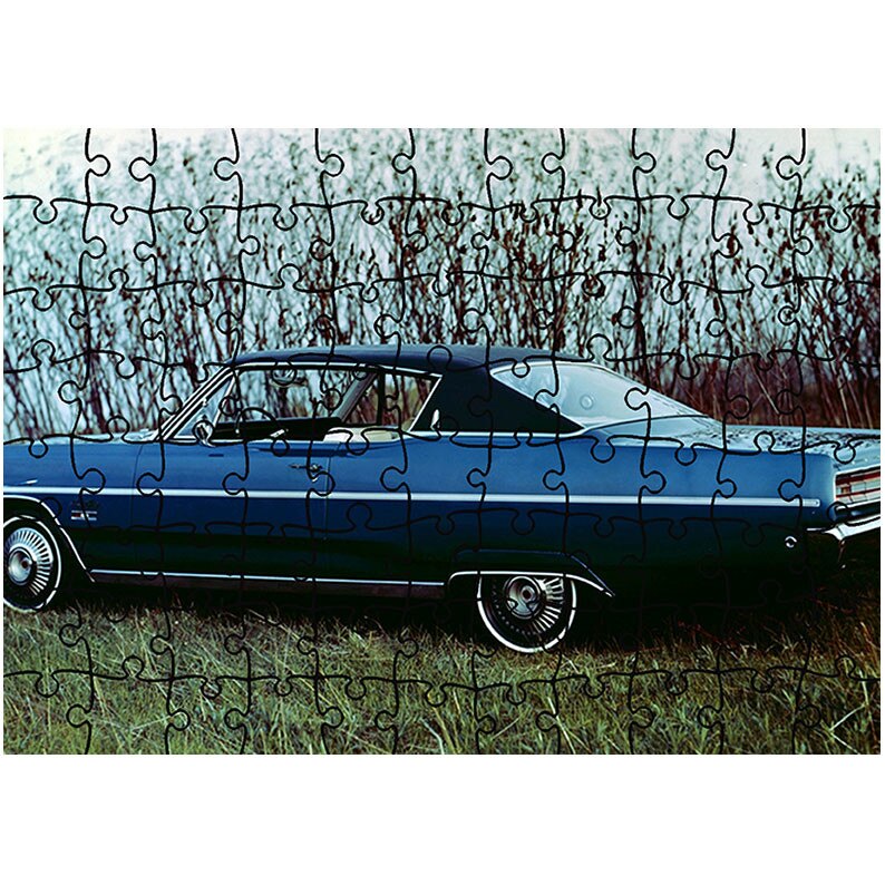 Puzzle Heartwork 96 piese, Plymouth Fury 1968, Latime 40,5 cm x Inaltime 28,7 cm