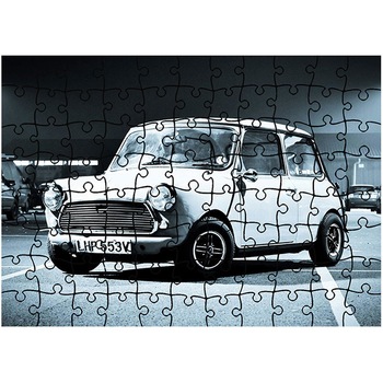 Puzzle Heartwork 96 piese, FIAT 500 Alb, Latime 40,5 cm x Inaltime 28,7 cm Puzzle Heartwork 96 piese, FIAT 500 Alb, Latime 40,5 cm x Inaltime 28,7 cm