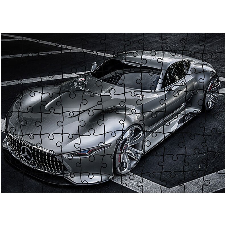 Puzzle Heartwork 96 piese, Mercedes Masina Concept, Latime 40,5 cm x Inaltime 28,7 cm