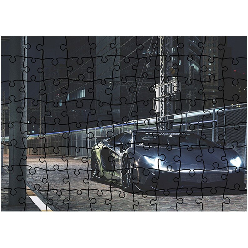 Puzzle Heartwork 96 piese, Lamborghini Gallardo, Latime 40,5 cm x Inaltime 28,7 cm