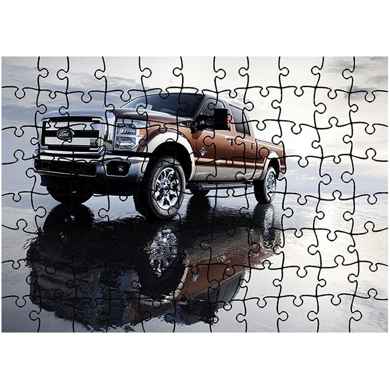 Puzzle Heartwork 96 piese, Ford F50, Latime 40,5 cm x Inaltime 28,7 cm