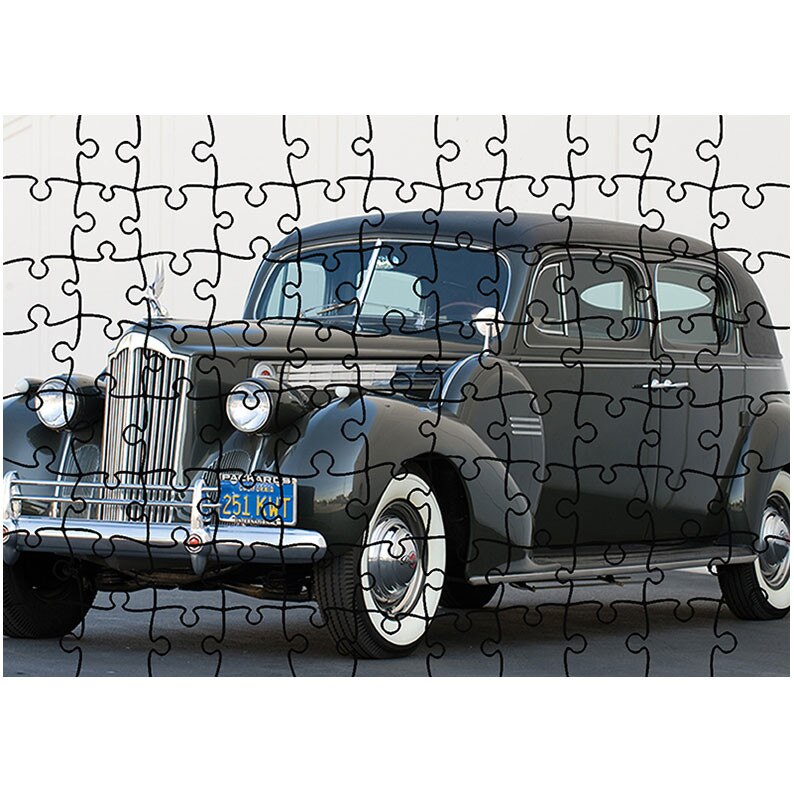 Puzzle Heartwork 96 piese, Packard Super Eight Formal Sedan 1940, Latime 40,5 cm x Inaltime 28,7 cm