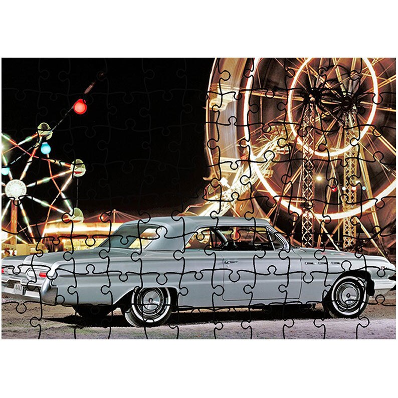 Puzzle Heartwork 96 piese, Buick LeSabre 1962, Latime 40,5 cm x Inaltime 28,7 cm