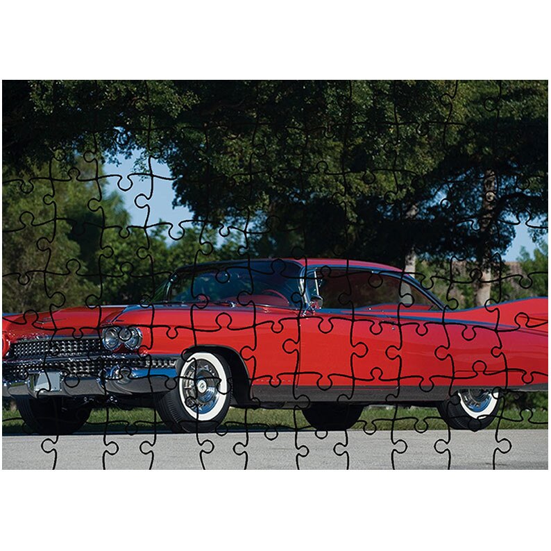 Puzzle Heartwork 96 piese, Cadillac Eldorado Seville 1959, Latime 40,5 cm x Inaltime 28,7 cm