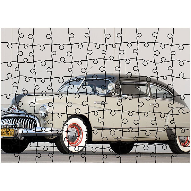 Puzzle Heartwork 96 piese, Buick Roadmaster Sedanette 1947, Latime 40,5 cm x Inaltime 28,7 cm