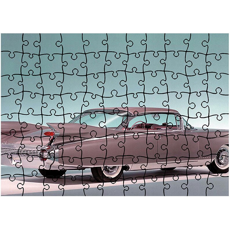 Puzzle Heartwork 96 piese, Cadillac Eldorado Seville 1959, Latime 40,5 cm x Inaltime 28,7 cm
