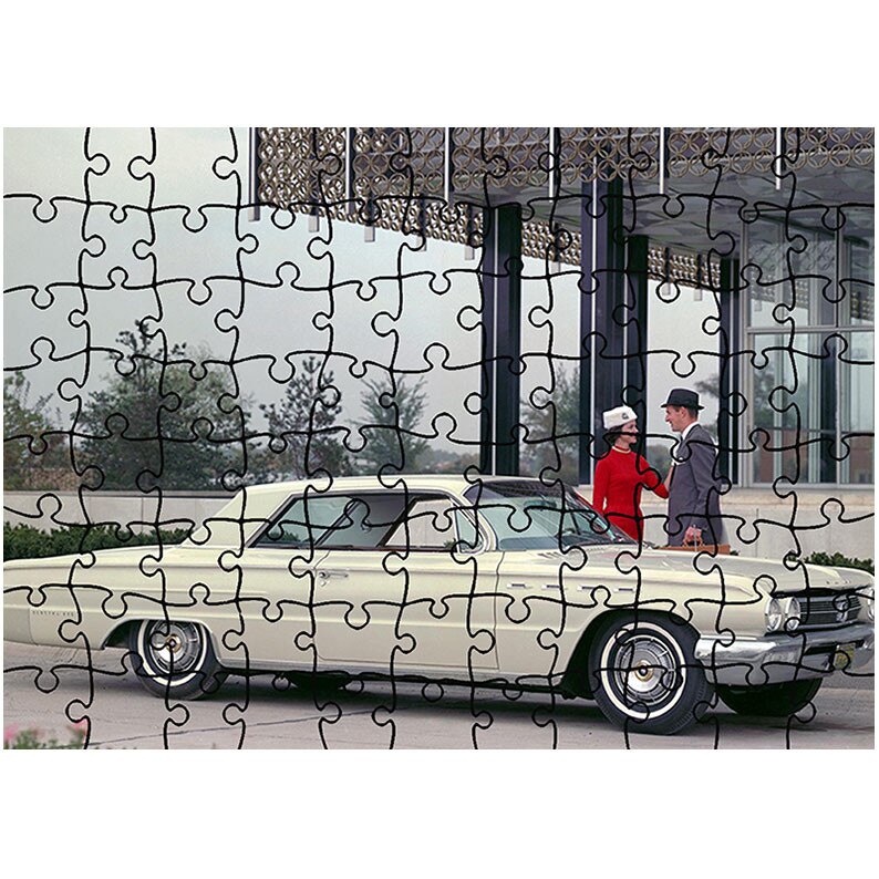 Puzzle Heartwork 96 piese, Buick Electra 225 1962, Latime 40,5 cm x Inaltime 28,7 cm