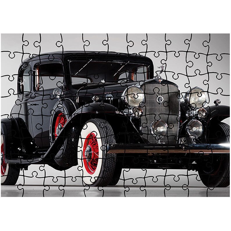 Puzzle Heartwork 96 piese, 1932 Cadillac V8 Victoria Coupe, Latime 40,5 cm x Inaltime 28,7 cm