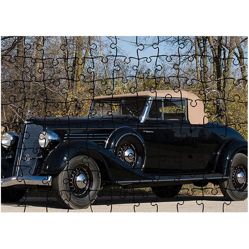 Puzzle Heartwork 96 piese, 1934 Buick Series 90 Convertible Coupe, Latime 40,5 cm x Inaltime 28,7 cm