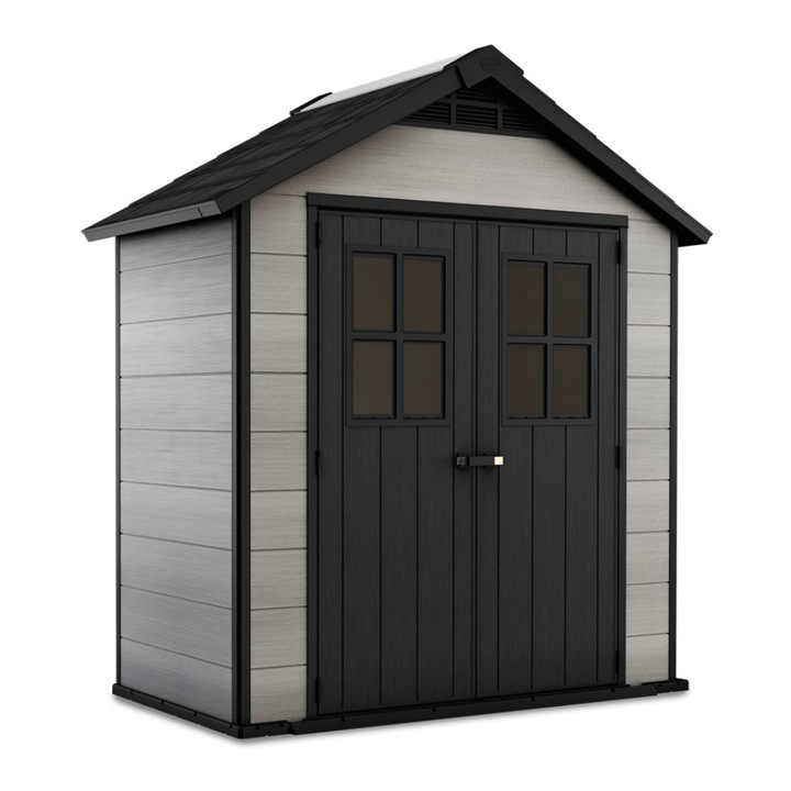 Casuta gradina Keter Oakland 754 cu usa dubla 246956