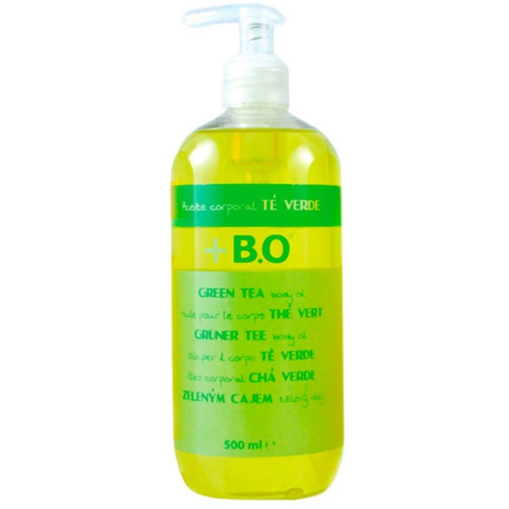 Masszázsolaj testre, zöld teával - hidratáló és antioxidáns hatású (500ml)