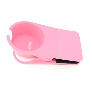 Suporturi de pahar tip cleste cu prindere de masa Drink-clip, Roz Suporturi de pahar tip cleste cu prindere de masa Drink-clip, Roz