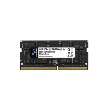 Memorie RAM 8 GB sodimm ddr4, 2666 Mhz, Nelbo original, pentru laptop, black edition Memorie RAM 8 GB sodimm ddr4, 2666 Mhz, Nelbo original, pentru laptop, black edition