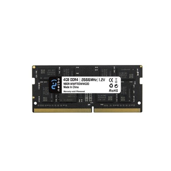 Memorie RAM 4 GB sodimm ddr4, 2666 Mhz, Nelbo original, pentru laptop, black edition Memorie RAM 4 GB sodimm ddr4, 2666 Mhz, Nelbo original, pentru laptop, black edition