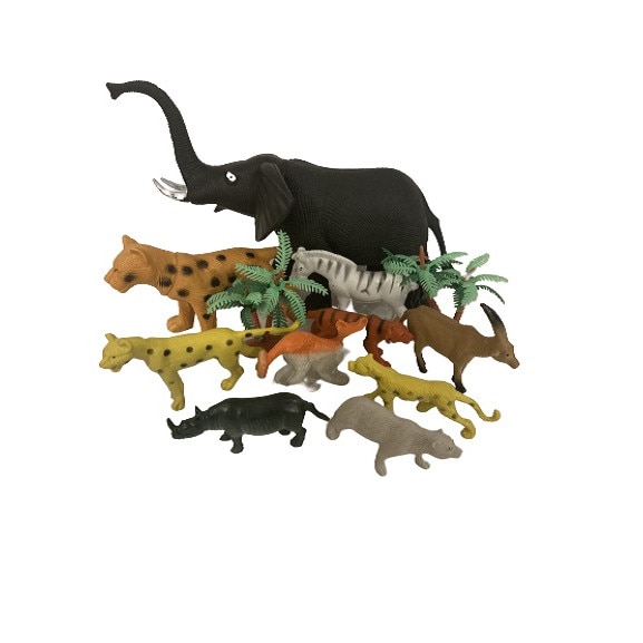 Set 12 figurine animale salbatice