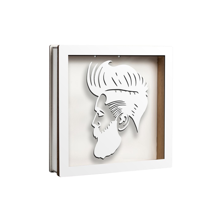 Caseta decorativa pentru licheni, DekoLaser, CDL1011, 20x20 cm