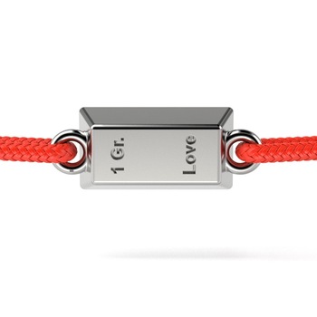 Bratara din argint cu snur rosu model 1 Gram Love Bratara din argint cu snur rosu model 1 Gram Love