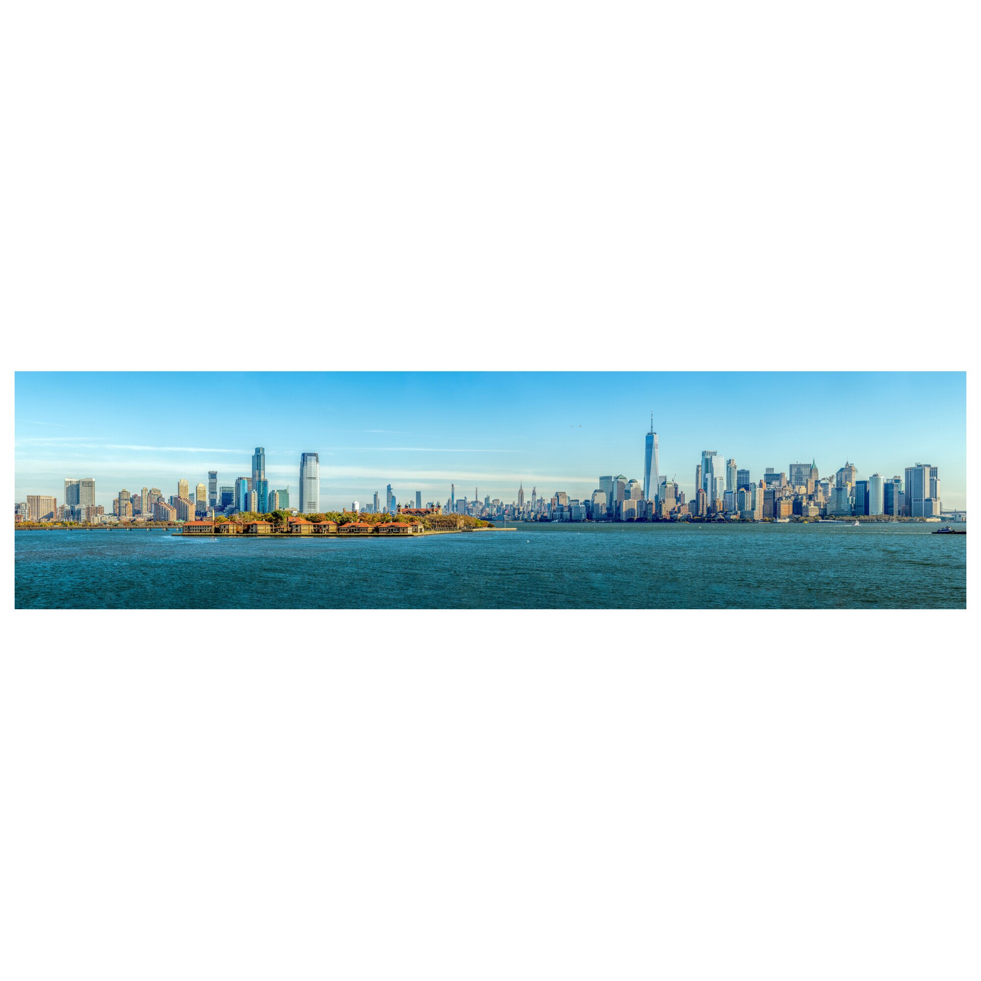 Fototapet Autoadeziv New York Panorama - YBL-034, 100 x 400 cm