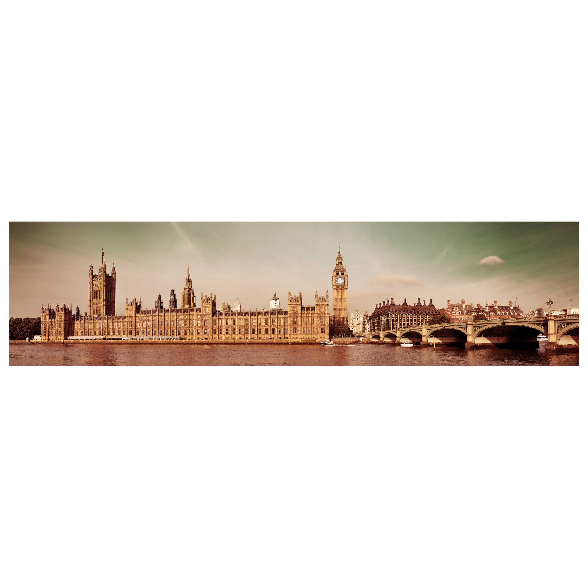 Fototapet Autoadeziv Londra Panoramic - YBL-100, 100 x 395 cm