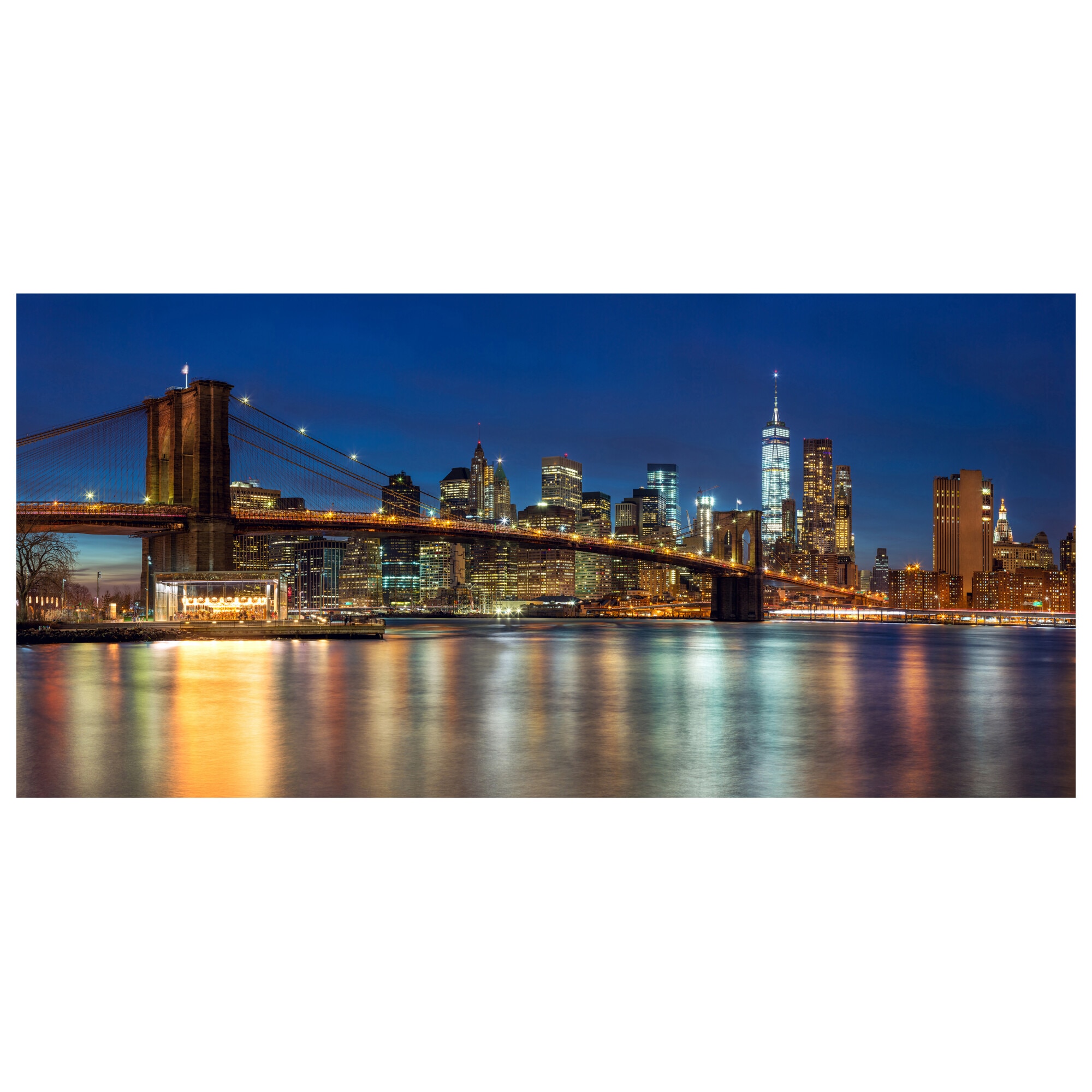 Fototapet Autoadeziv Brooklyn Bridge - YBL-085, 100 x 210 cm