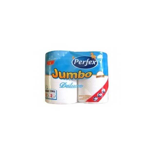 Set 2 role prosop hartie Perfex Jumbo, 2 straturi, 200 foi