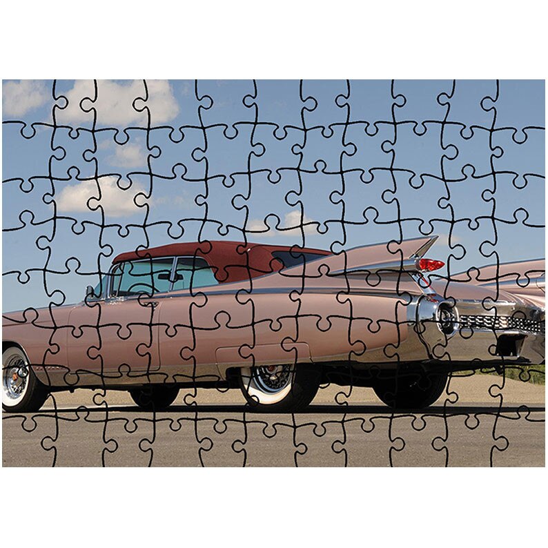 Puzzle Heartwork 96 piese, 1959 Cadillac Eldorado Biarritz Convertible, Latime 40,5 cm x Inaltime 28,7 cm