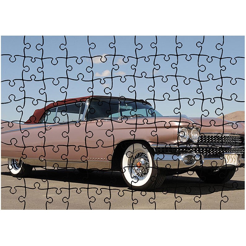 Puzzle Heartwork 96 piese, 1959 Cadillac Eldorado Biarritz Convertible, Latime 40,5 cm x Inaltime 28,7 cm