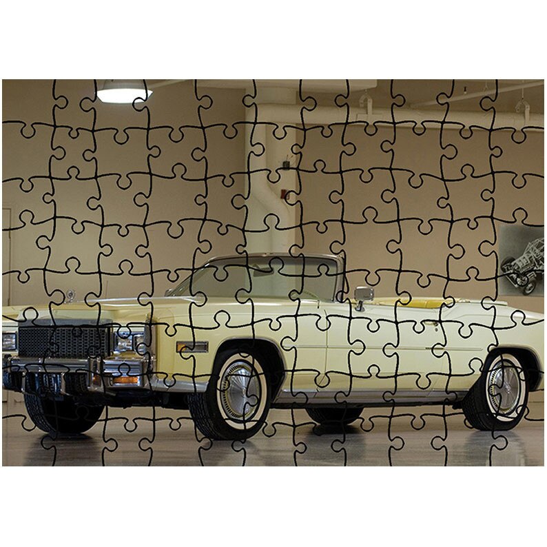 Puzzle Heartwork 96 piese, Cadillac Eldorado Convertible 1976, Latime 40,5 cm x Inaltime 28,7 cm