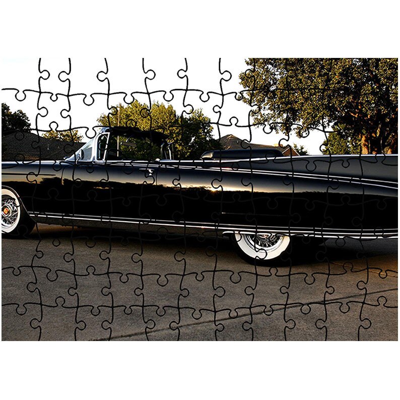 Puzzle Heartwork 96 piese, Cadillac Eldorado Biarritz 1960, Latime 40,5 cm x Inaltime 28,7 cm