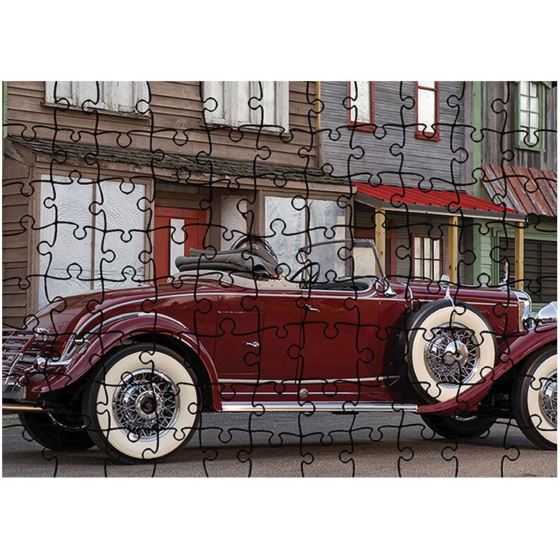 Puzzle Heartwork 96 piese, Cadillac V12 Roadster by Fleetwood 1931, Latime 40,5 cm x Inaltime 28,7 cm