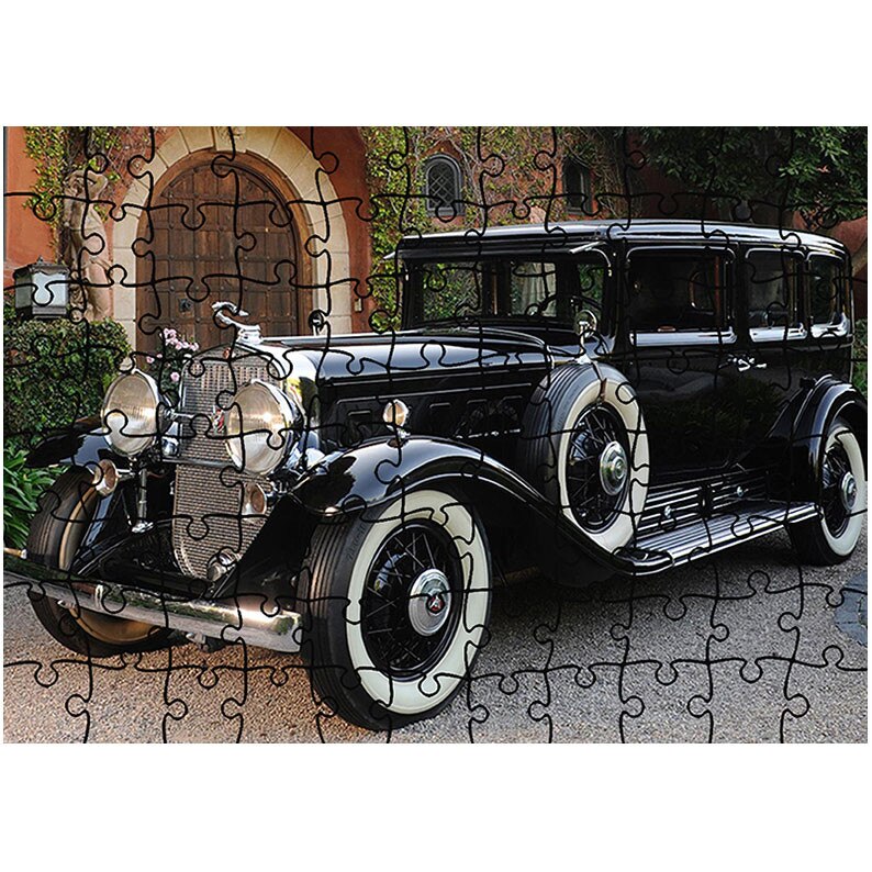 Puzzle Heartwork 96 piese, Cadillac V16 452 Armored Imperial Sedan by Fleetwood 1930, Latime 40,5 cm x Inaltime 28,7 cm