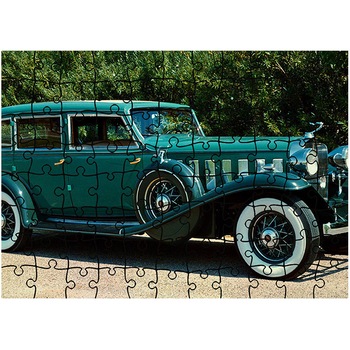 Puzzle Heartwork 96 piese, 1932 Cadillac V16 452-B Madame X Sedan by Fleetwood, Latime 40,5 cm x Inaltime 28,7 cm Puzzle Heartwork 96 piese, 1932 Cadillac V16 452-B Madame X Sedan by Fleetwood, Latime 40,5 cm x Inaltime 28,7 cm