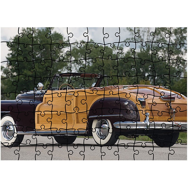 Puzzle Heartwork 96 piese, Chrysler Town&Country Convertible 1948, Latime 40,5 cm x Inaltime 28,7 cm