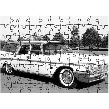 Puzzle Heartwork 96 piese, Chrysler New Yorker Town & Country Station Wagon 1959, Latime 40,5 cm x Inaltime 28,7 cm Puzzle Heartwork 96 piese, Chrysler New Yorker Town & Country Station Wagon 1959, Latime 40,5 cm x Inaltime 28,7 cm