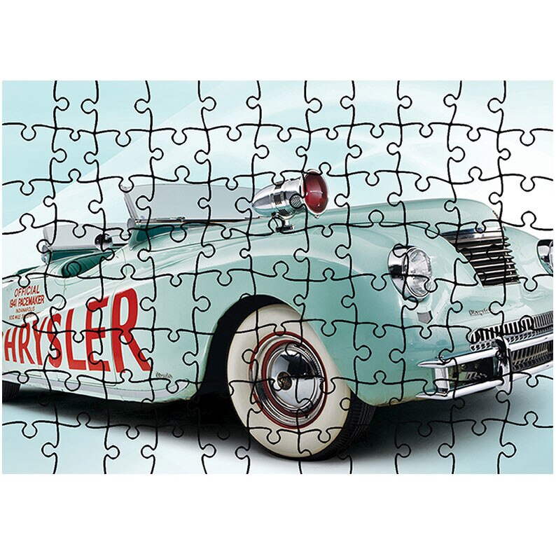 Puzzle Heartwork 96 piese, Chrysler Newport Dual Cowl Phaeton LeBaron Pace Car 1941, Latime 40,5 cm x Inaltime 28,7 cm