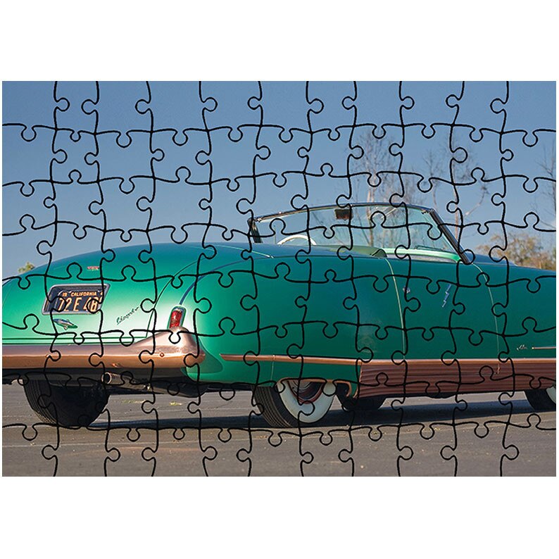 Puzzle Heartwork 96 piese, 1941 Chrysler Thunderbolt Concept Car, Latime 40,5 cm x Inaltime 28,7 cm