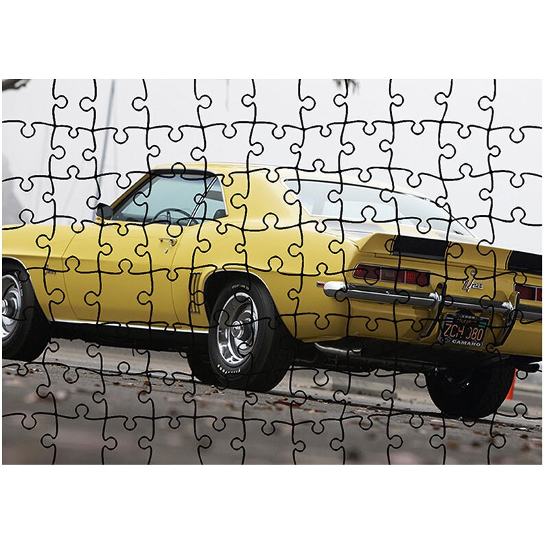 Puzzle Heartwork 96 piese, Chevrolet Camaro Z28 (MkI) 1969, Latime 40,5 cm x Inaltime 28,7 cm